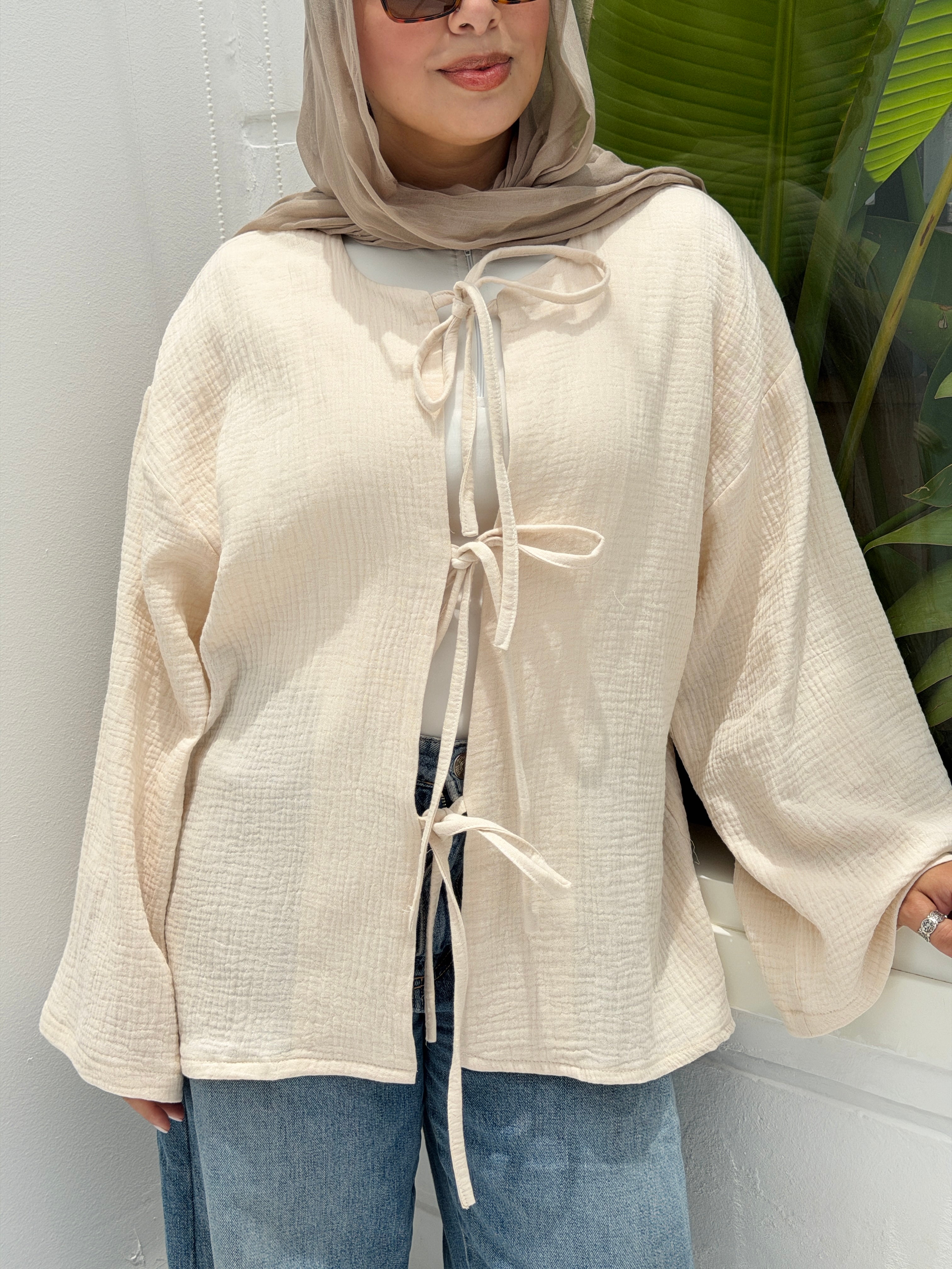 LUNA top in Beige