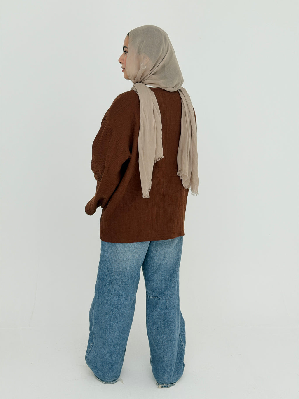 LUNA top in Brown