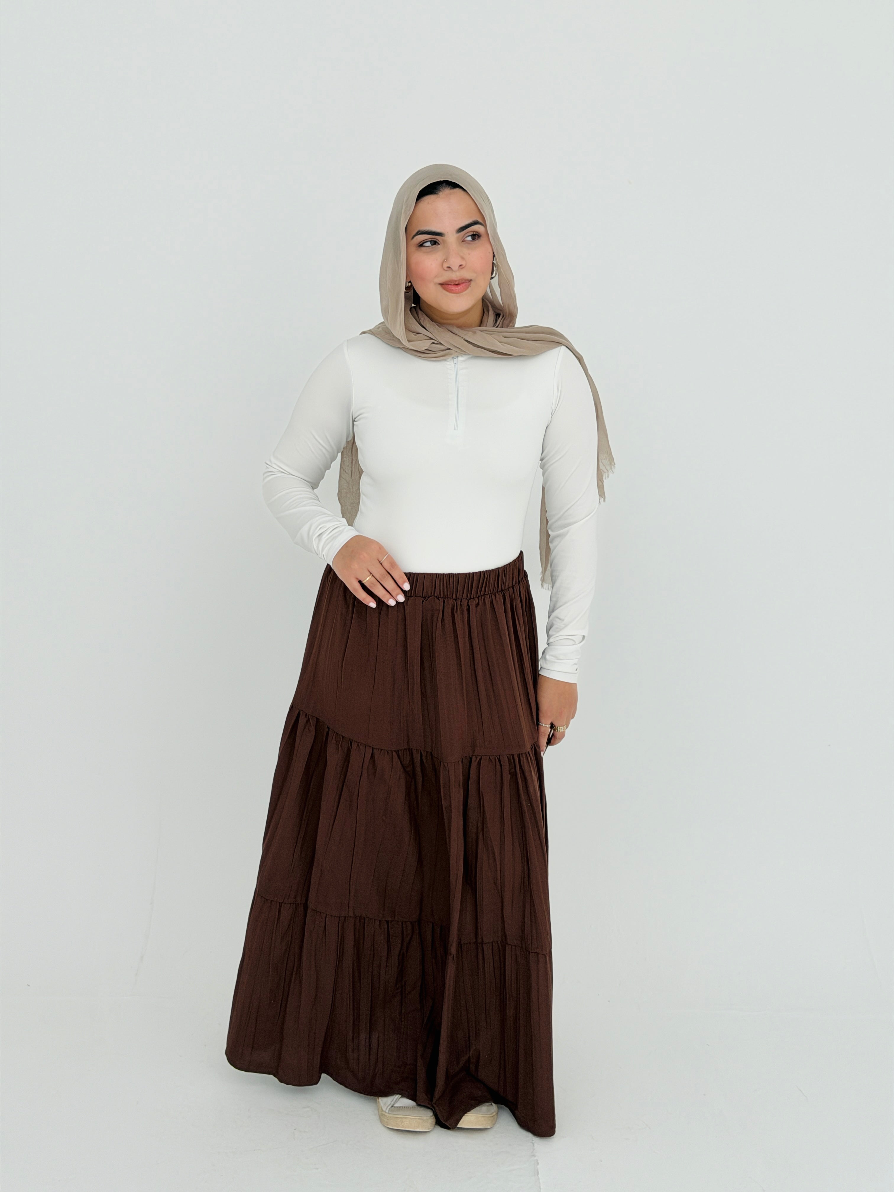 Pearl skirt in Brown