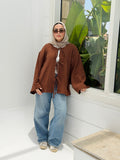 LUNA top in Brown