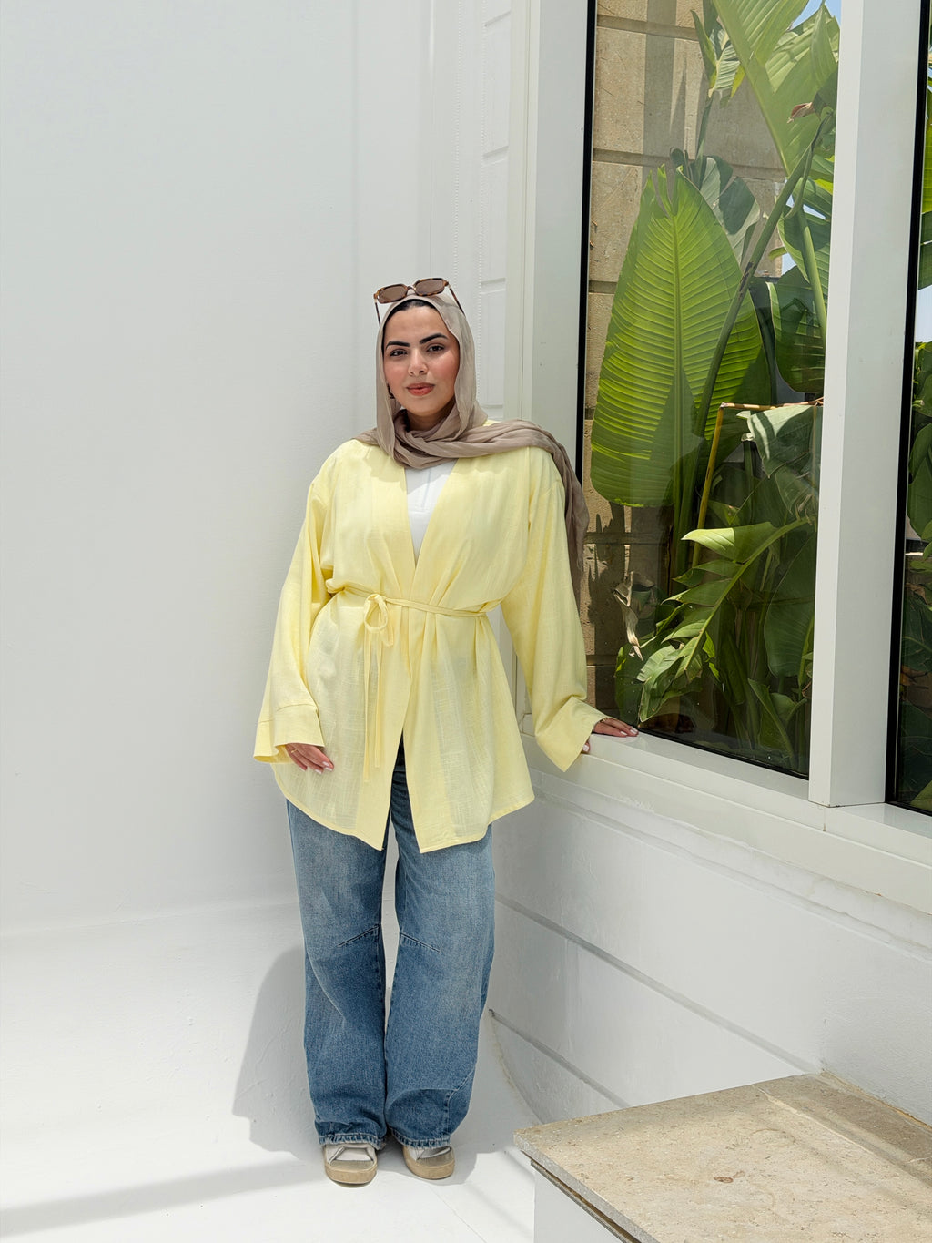SOLENE Cardigan in Yellow