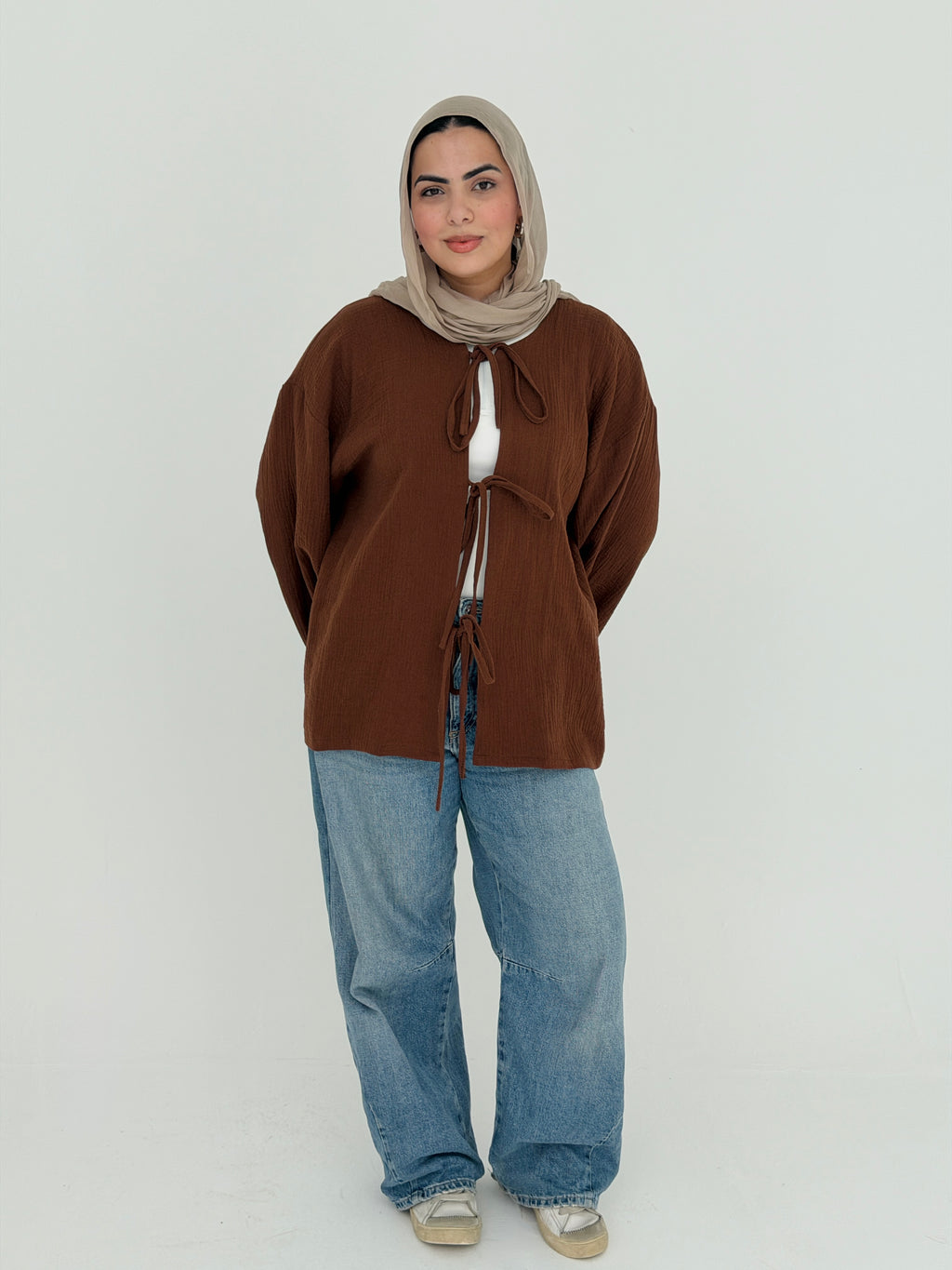 LUNA top in Brown