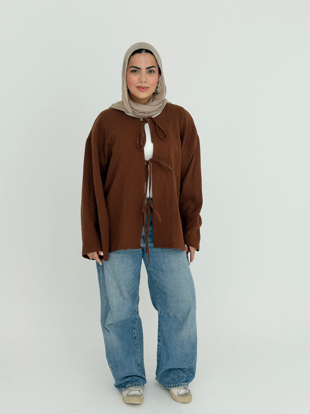 LUNA top in Brown