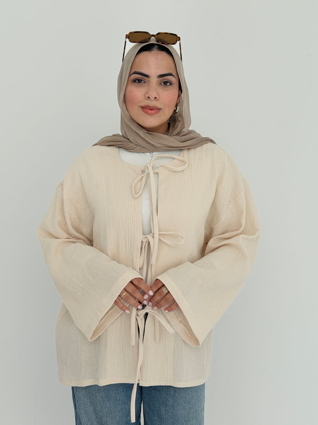 LUNA top in Beige