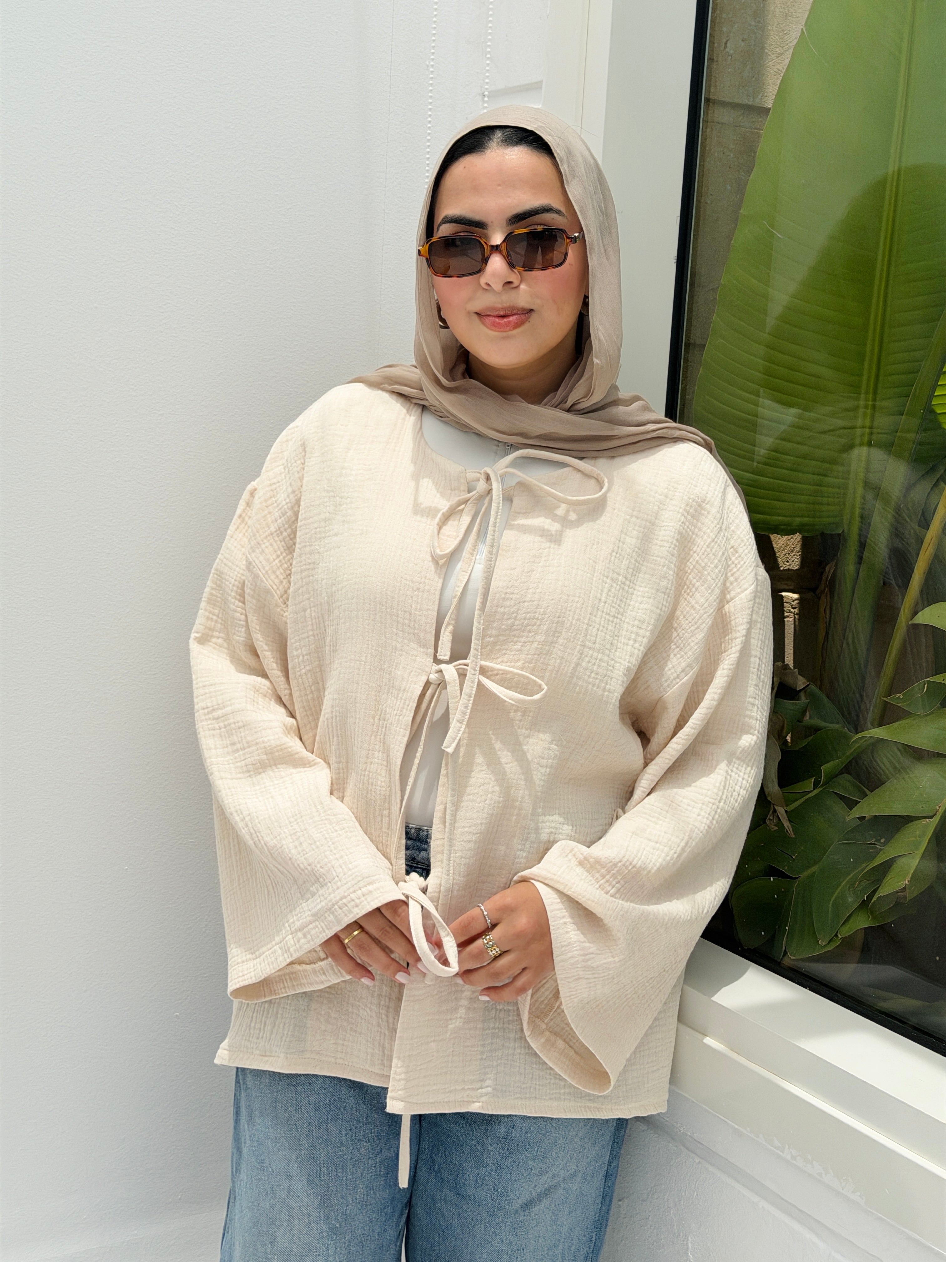LUNA top in Beige