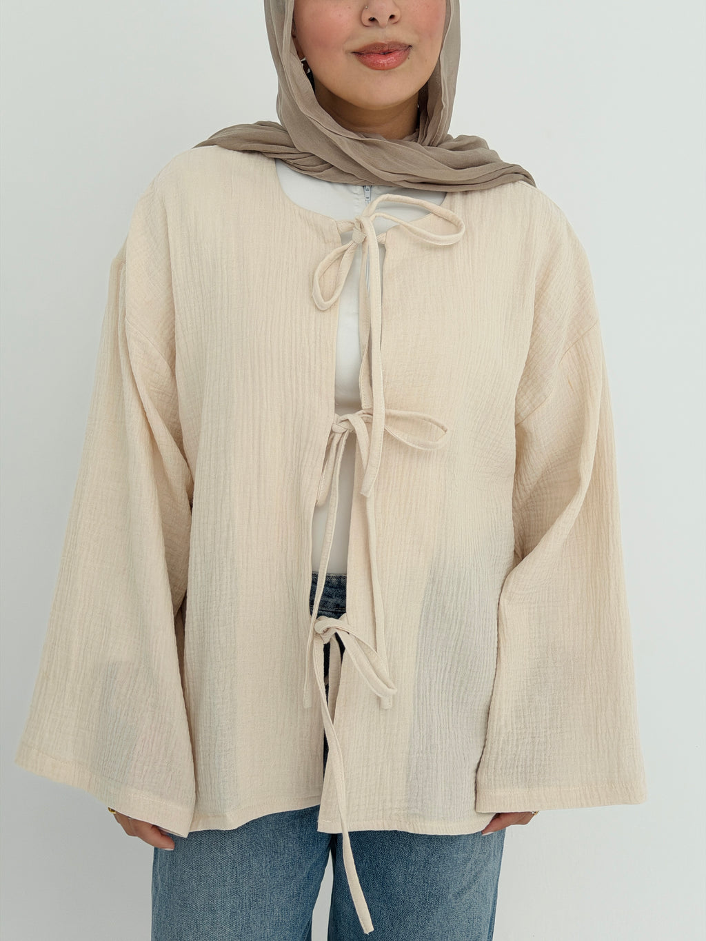 LUNA top in Beige