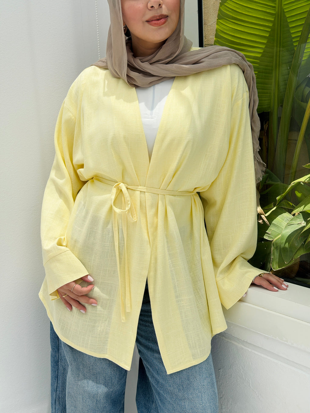 SOLENE Cardigan in Yellow