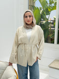SOLENE Cardigan in Beige