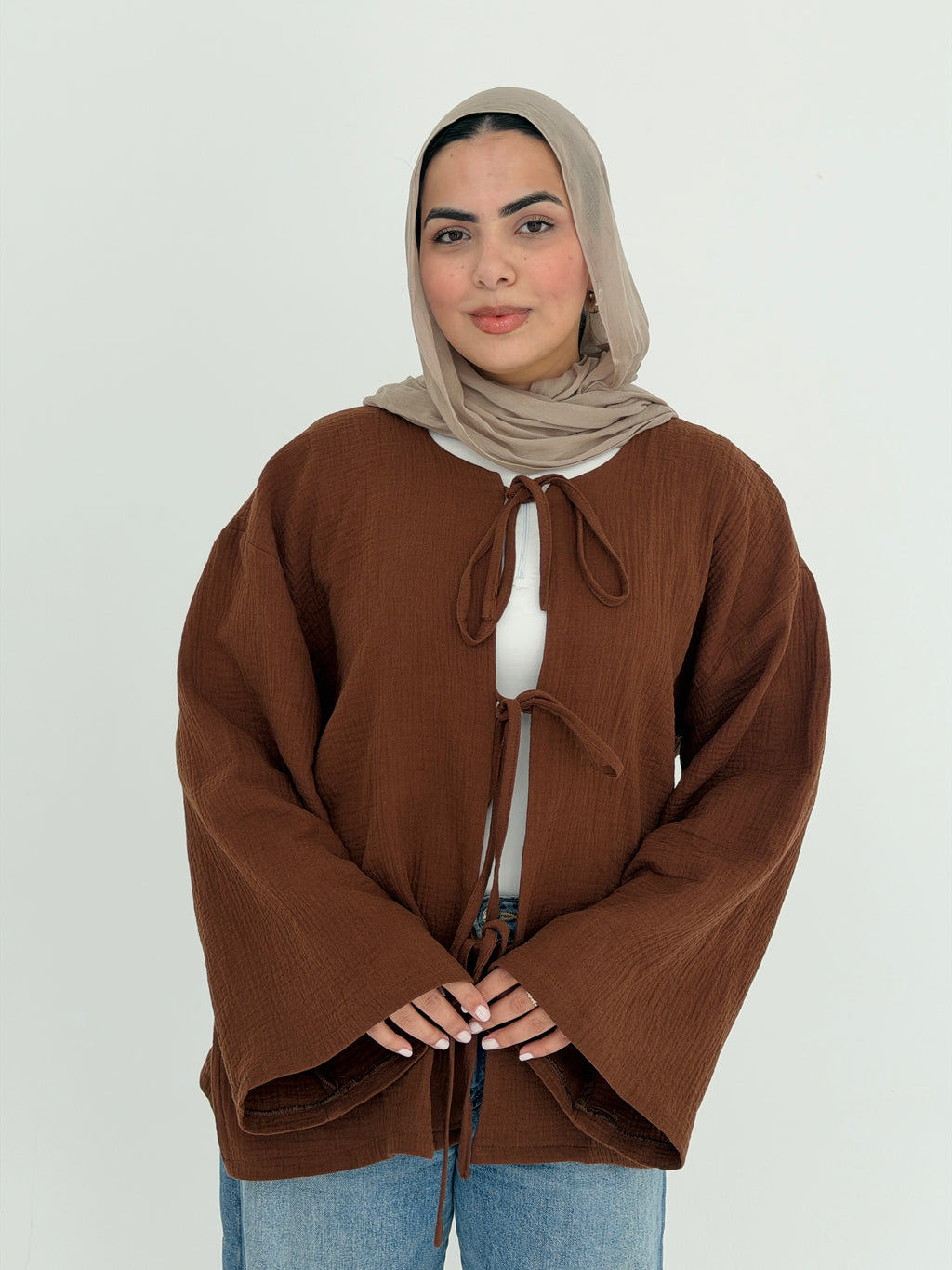 LUNA top in Brown