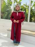 ALMA long shirt in Burgundy