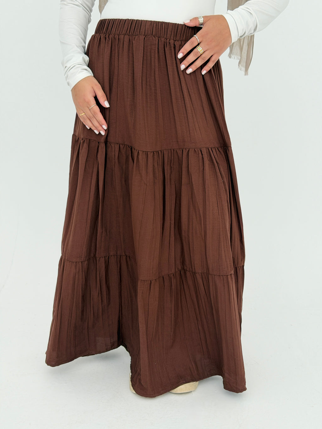 Pearl skirt in Brown