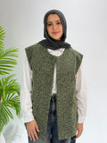 Haze Cable Vest - Olive