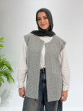 Haze Cable Vest - Grey